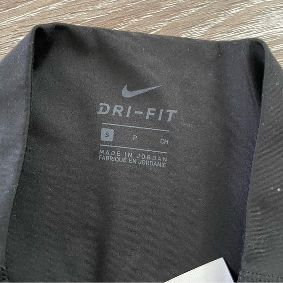 NIKE Yoga High Rise Velour Stripe Tights Size Small Black - Picture 7 of 11